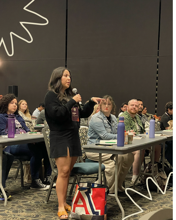 phxdw attendees asking great questions of our keynote speakers